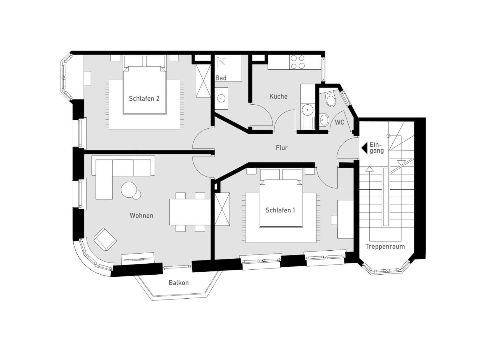 Apartamento Domblick 2 I Balkon I Parkplatz I Naehe Veltins-Arena Gelsenkirchen Exterior foto